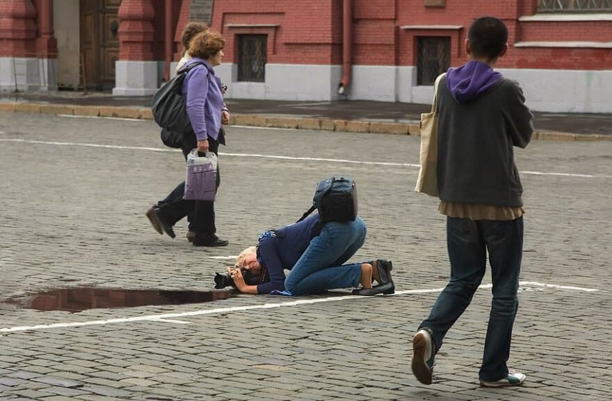 Photographes prêts à tout pour prendre le cliché parfait