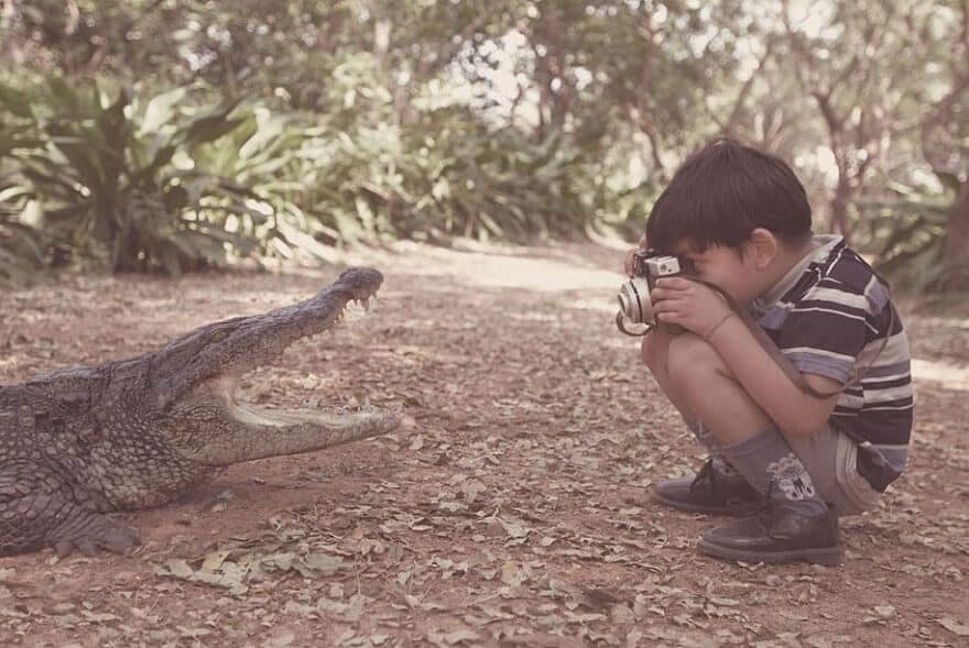 Photographes prêts à tout pour prendre le cliché parfait