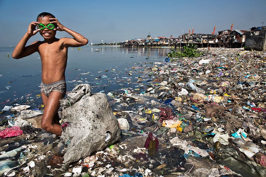 Pollution Mondiale, recycler d'urgence, Journée de la Terre