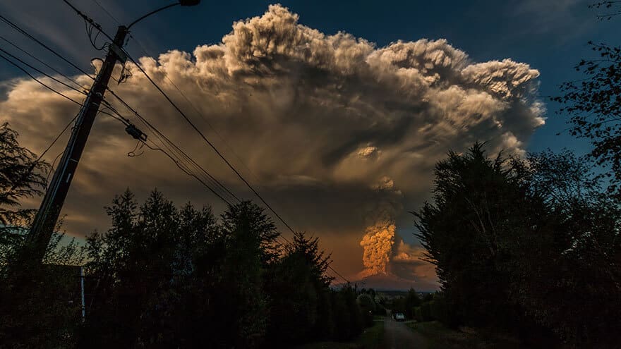 Volcan Calbuco, Chili, photos, éruption