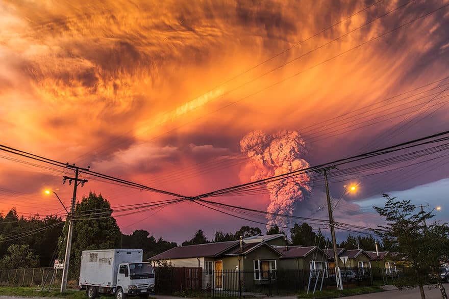 Volcan Calbuco, Chili, photos, éruption