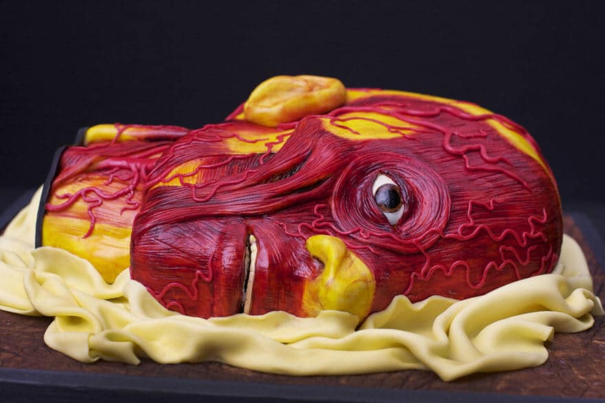 Annabel de Vetten, gâteaux morbides, art culinaire