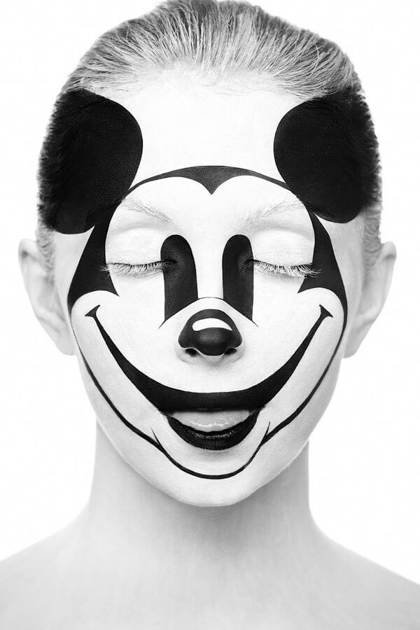 Kutsan Valeriya, maquillage, portraits, visages, illusion