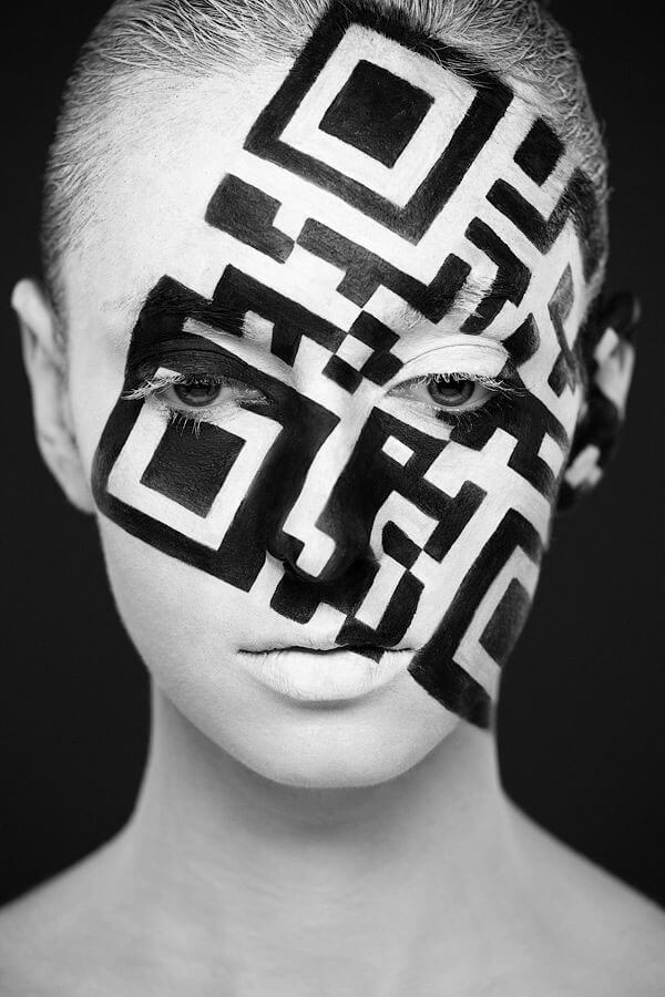 Kutsan Valeriya, maquillage, portraits, visages, illusion