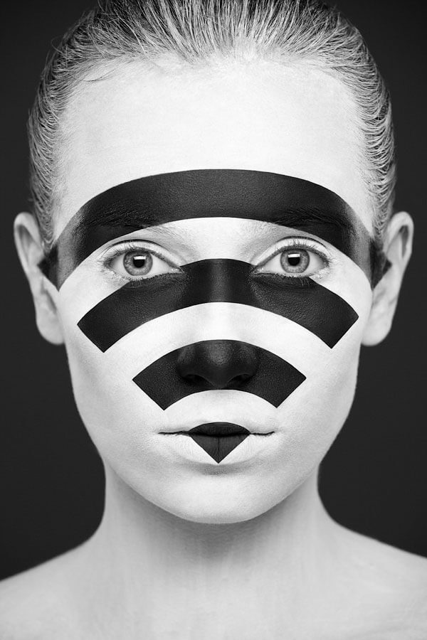Kutsan Valeriya, maquillage, portraits, visages, illusion
