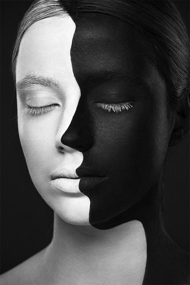 Kutsan Valeriya, maquillage, portraits, visages, illusion