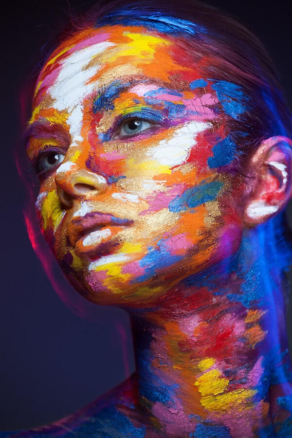 Kutsan Valeriya, maquillage, portraits, visages, illusion