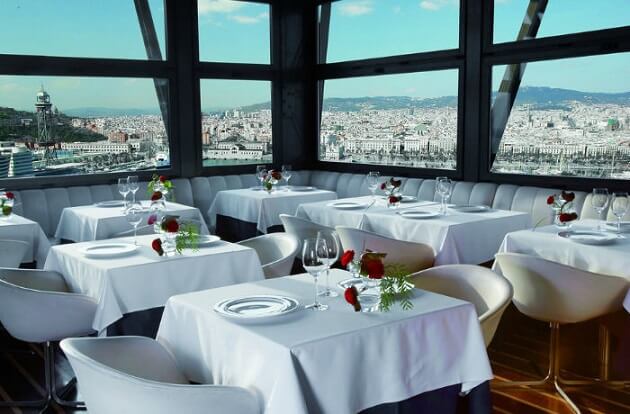 Restaurants incroyables dans le monde, tables avec vue