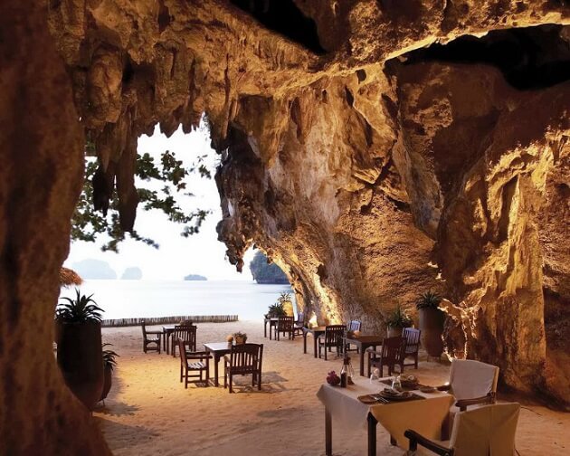 Restaurants incroyables dans le monde, tables avec vue