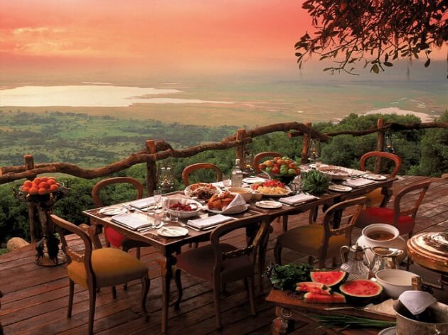 Restaurants incroyables dans le monde, tables avec vue