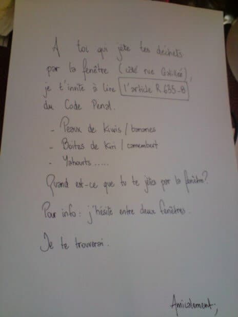 Chers voisins, mots de voisins