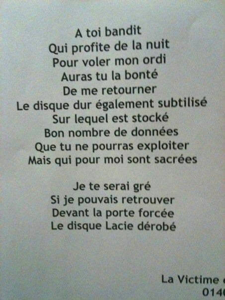 Chers voisins, mots de voisins