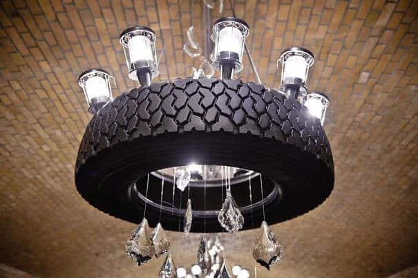 Recycler des vieux pneus, idées déco