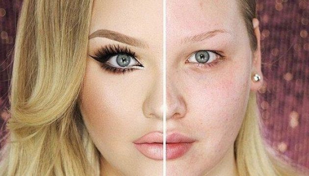 Le pouvoir du maquillage démontré par les femmes