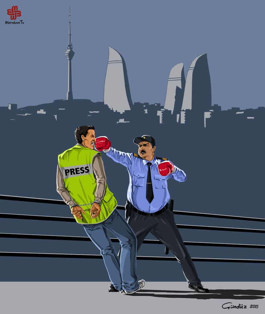 illustrations satiriques de la police dans le monde
