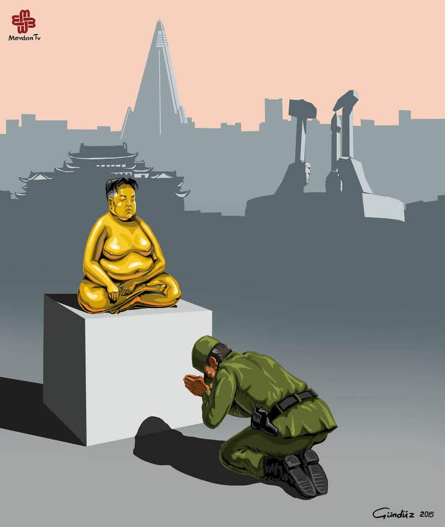 illustrations satiriques de la police dans le monde