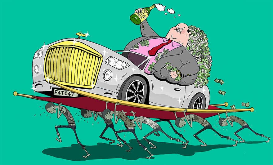 Steve Cutts, illustration, société moderne
