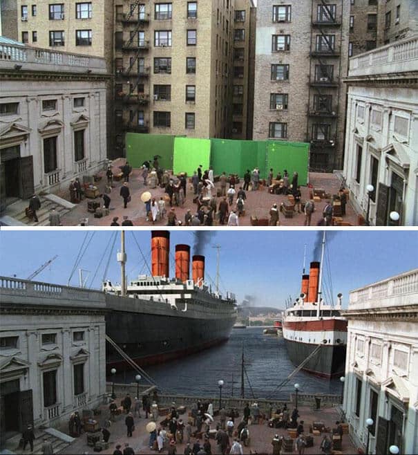 scènes de films et de séries sans effets spéciaux