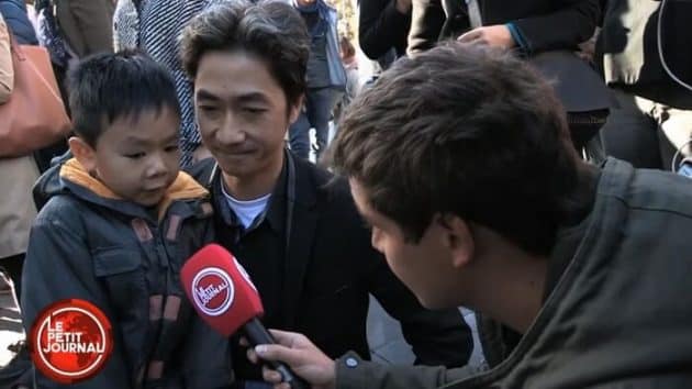 Brandon et son père Angel, émission Le Petit Journal