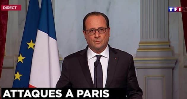 Attentats de Paris: le discours de François Hollande en vidéo francois hollande, discours, attentats de Paris