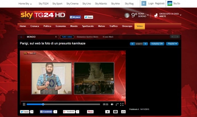 Jubbal, Sith, terroriste, SkyTG24