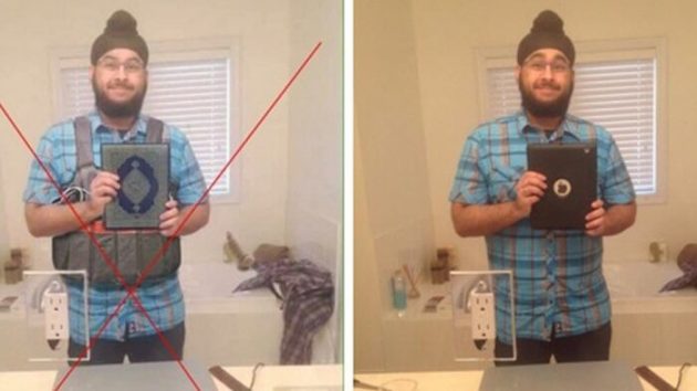 Veerender Jubbal, sikh, photoshop, terroriste