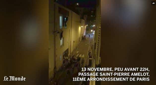 La vidéo choc d’un journaliste suite aux attentats au Bataclan vidéo, fusillade, Bataclan, attentats de Paris