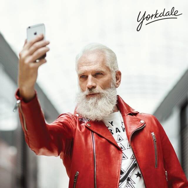 Yorkdale, Fashion Santa, Père Noël, hipster