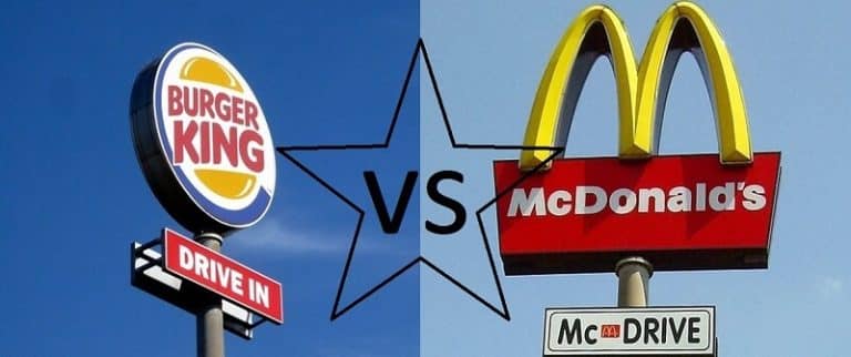 Guerre, Burger King, Mcdonald's