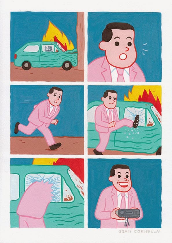 Joan Cornella, Planche, Voiture