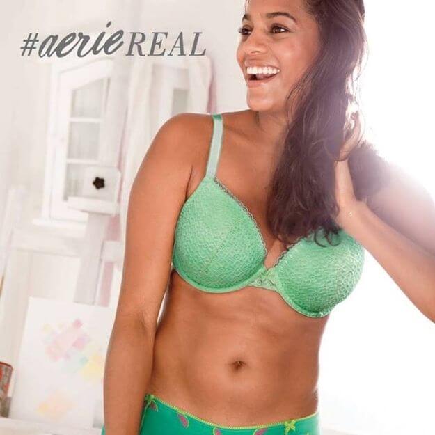Aerie dit stop aux retouche sur Photoshop