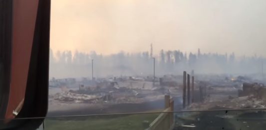 Dégats du feu de Fort McMurray