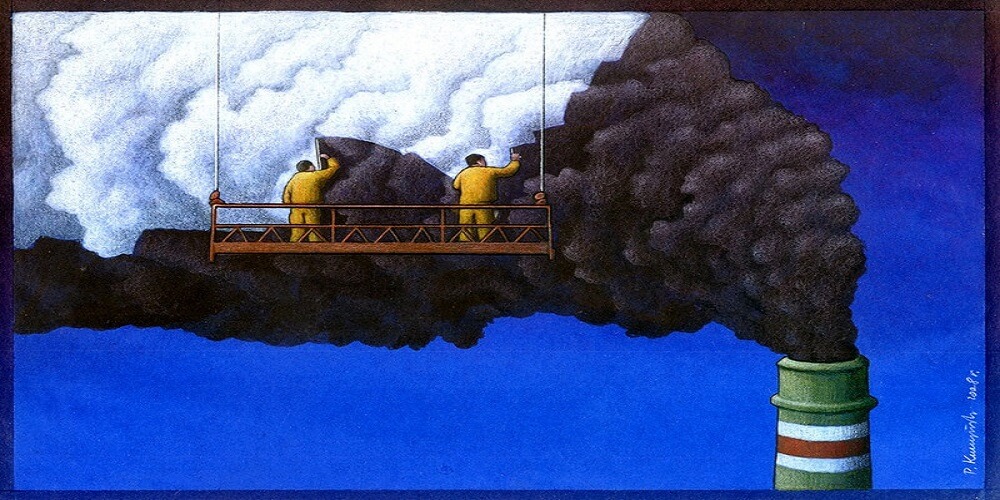 Dessin, Action, Pollution