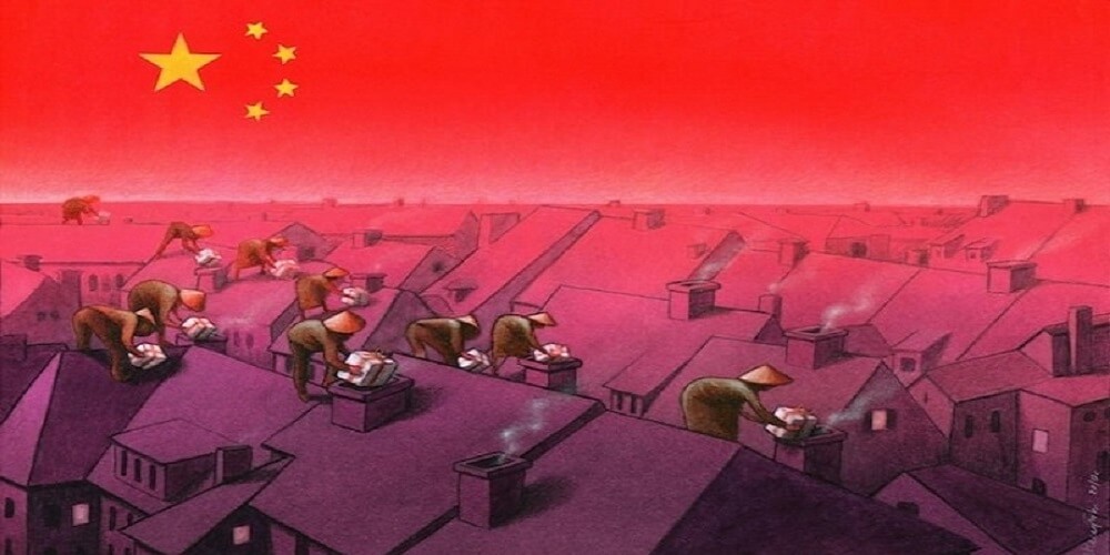 Dessin, Chine, Cadeaux, Noël