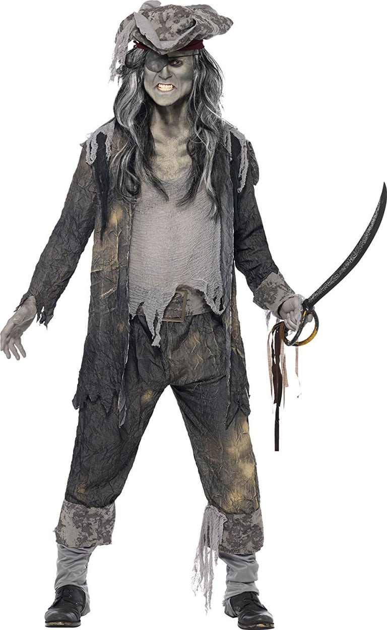 Déguisement Halloween, pirate zombie