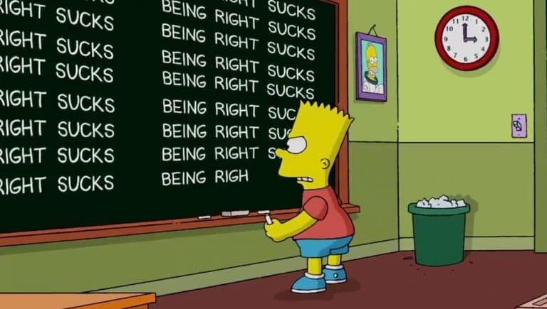 Les Simpson auraient préféré avoir tort sur l’élection de Donald Trump Bart Simpson, ça craint d'avoir raison