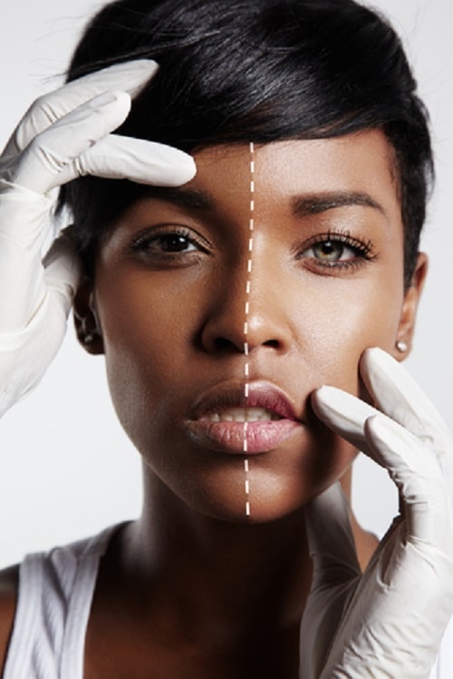 Publicité sur la blancheur de peau en Afrique