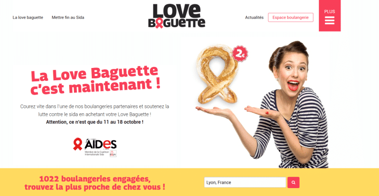 Les boulangers s’engagent dans la lutte contre le Sida, grâce à la Love Baguette